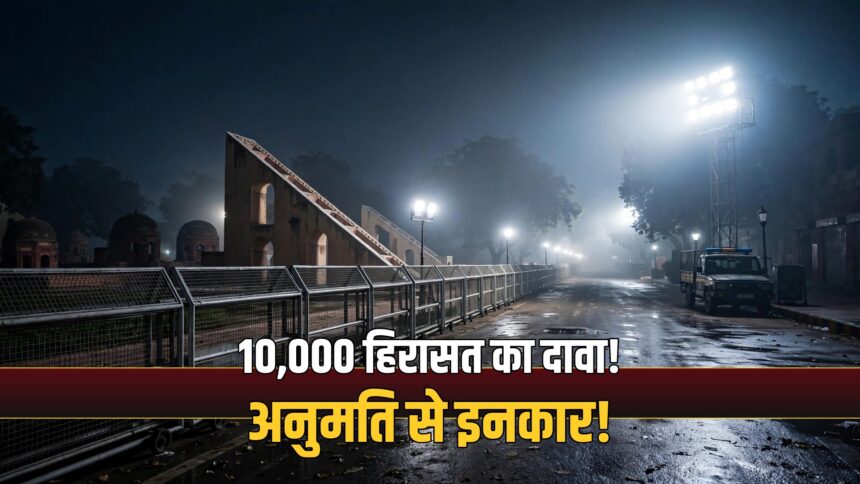 CJP protest detention Delhi