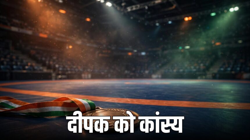 Deepak Punia bronze 97kg wrestling