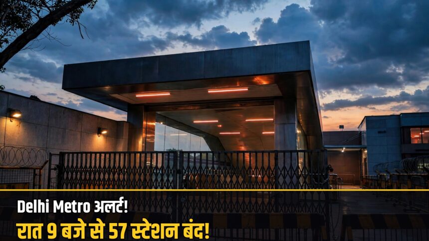 Delhi Metro 57 stations