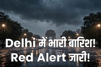Delhi Rain Red Alert
