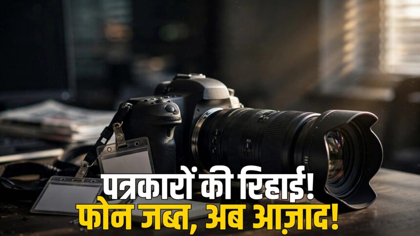 journalists released Delhi