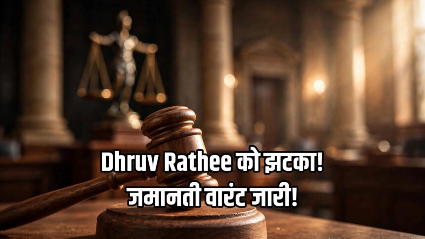 Dhruv Rathee bailable warrant Delhi court