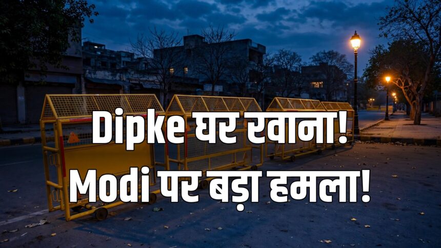 Abhijeet Dipke home funeral Modi attack
