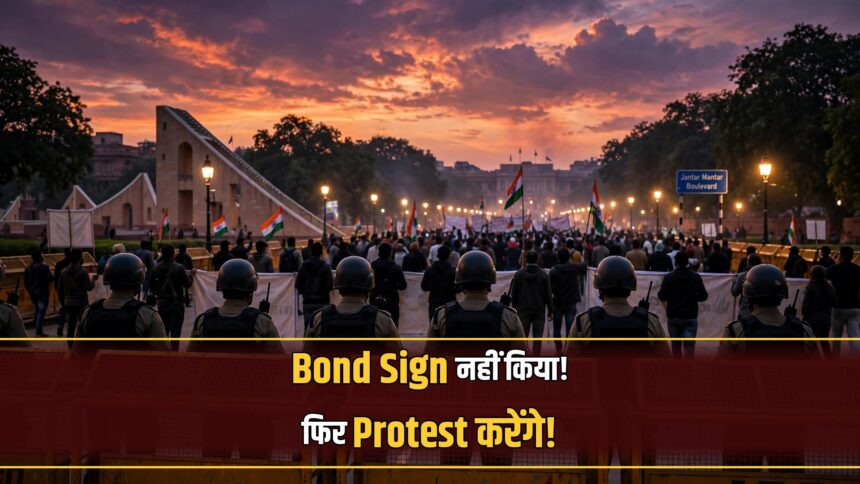 Dipke no bond protest continue