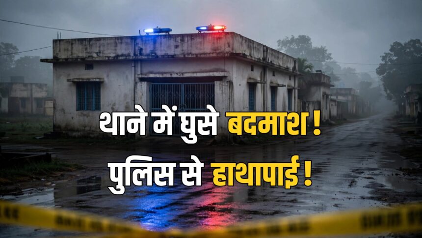Bhopal Habibganj police station scuffle