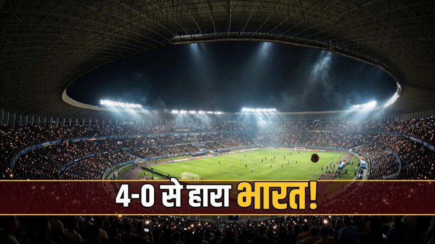 India vs Brazil football Kolkata 4-0