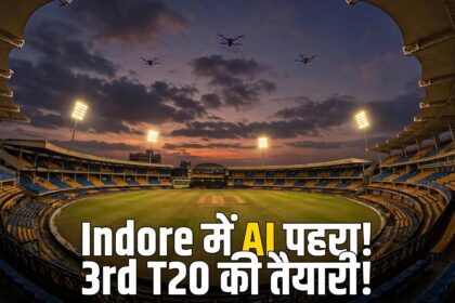 Indore 3rd T20 AI security Holkar