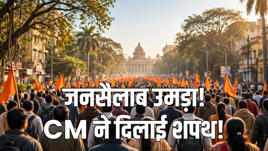 Indore BJP march