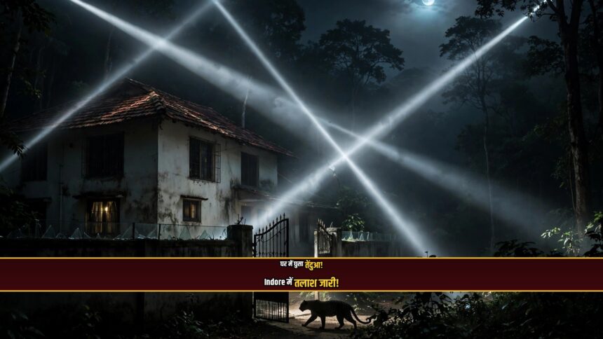 Indore leopard house search