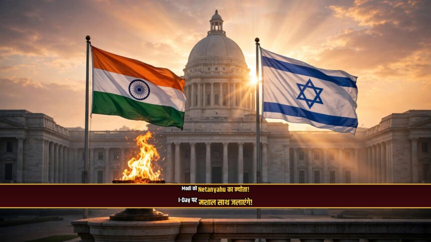 Modi Netanyahu phone call Israel