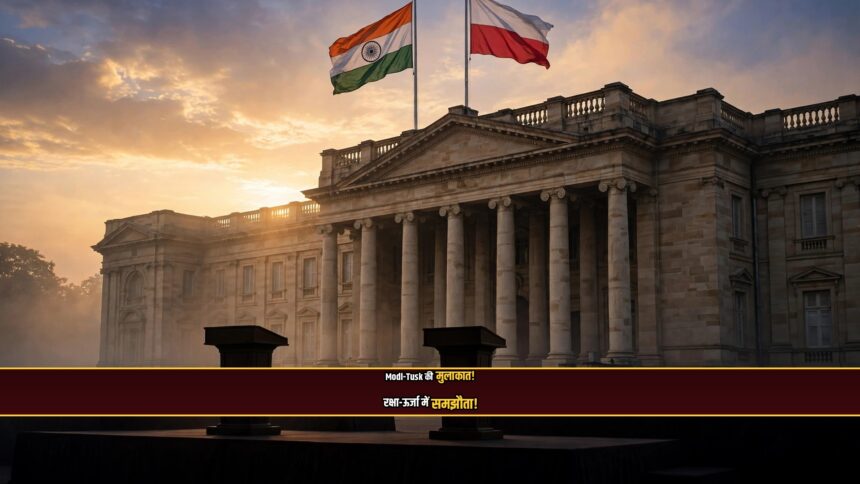 Modi Tusk talks