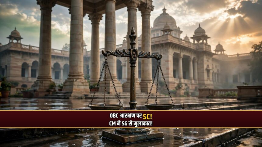 Mohan Yadav meets Solicitor General Tushar Mehta OBC reservation Supreme Court