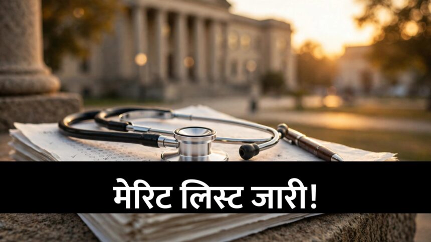 MP NEET mop-up merit list