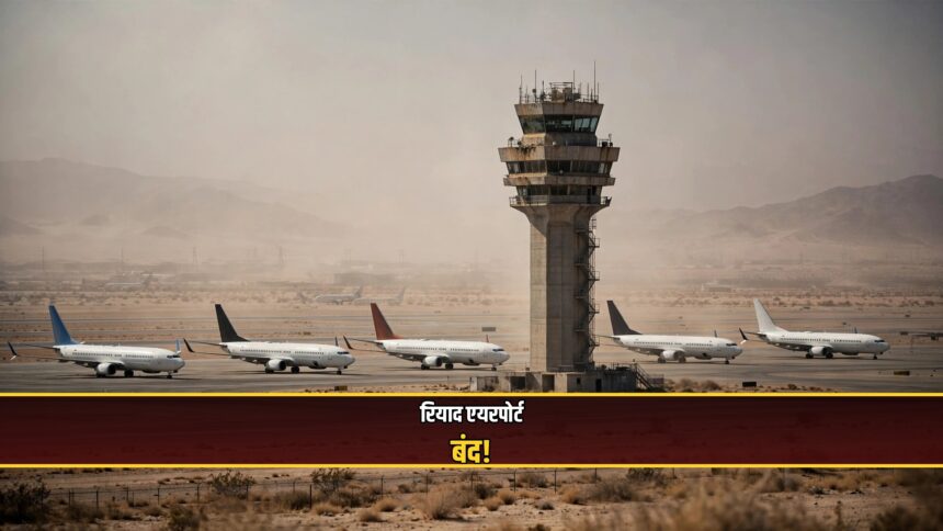 Riyadh airport suspension extended Houthi attacks