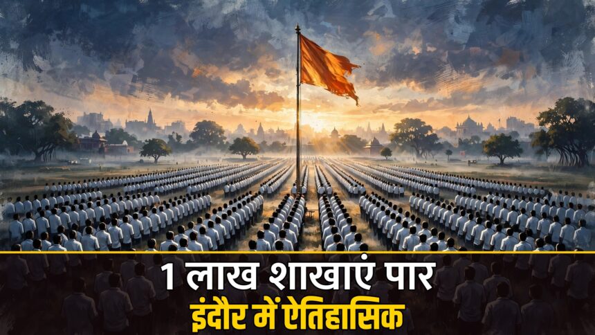 RSS Shakha 1 Lakh इंदौर