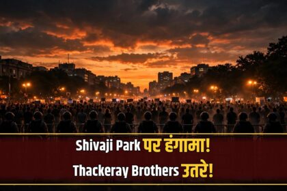 Thackeray Shivaji Park protest