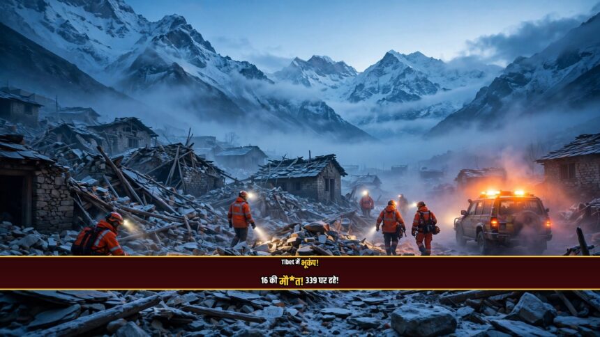 Tibet earthquake Nagqu rescue