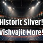 Vishvajit More U23 wrestling silver