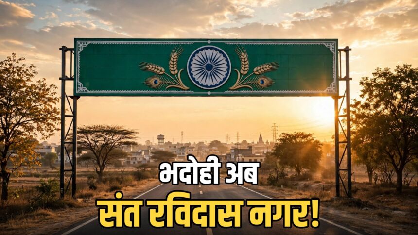 Sant Ravidas Nagar Bhadohi renamed by Yogi Adityanath